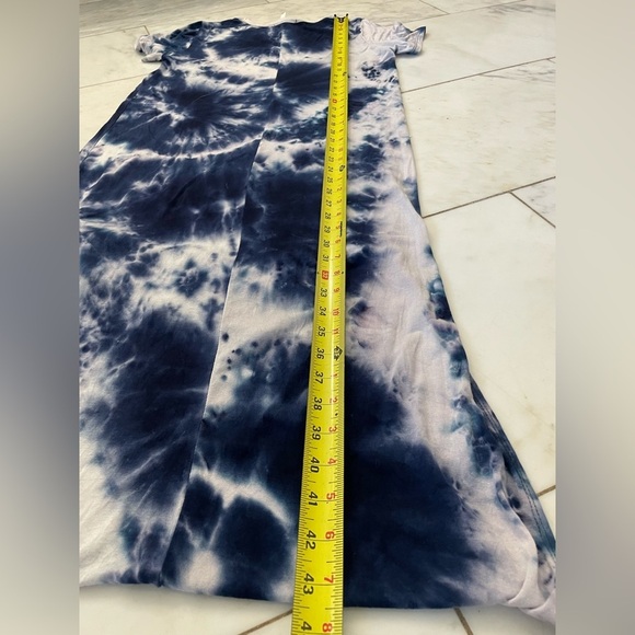 Caution to the Wind for Anthropologie, Medium, navy blue white tshirt dress EUC - Picture 5 of 6